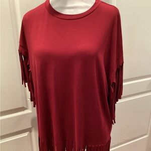 Fringe Sleeve Top